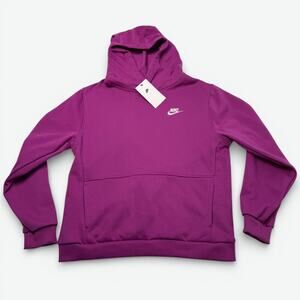 Nike Pullover Fleece Hoodie Size XL Girls Hot Fuschia Pink NWT